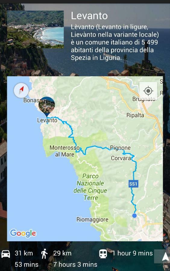 Апартаменти Borgo Foce La Spezia La Foce Екстер'єр фото
